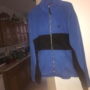 Vintage champion fleece zip up
